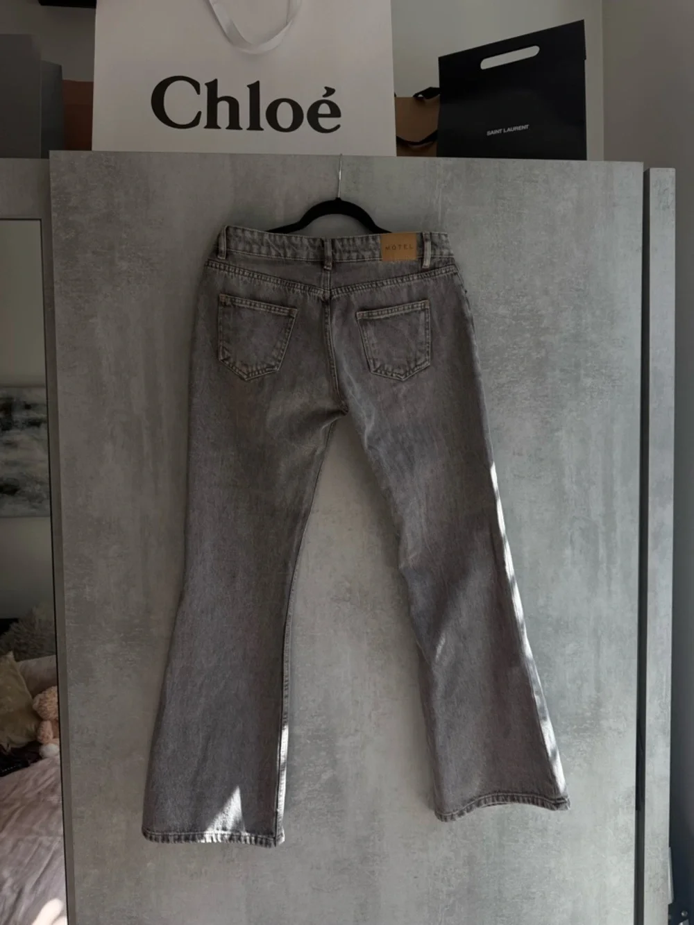 Motel Rocks Grey Boot-Cut Jeans - Picture 6 of 10